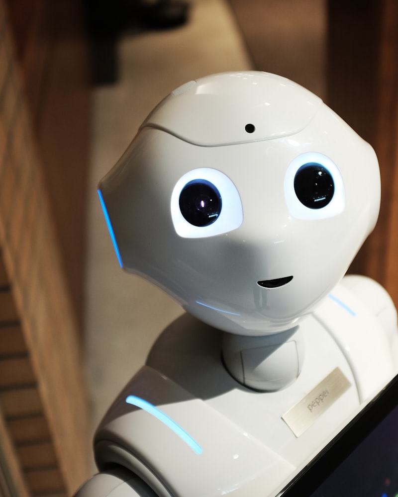 Friendly AI robot assistant